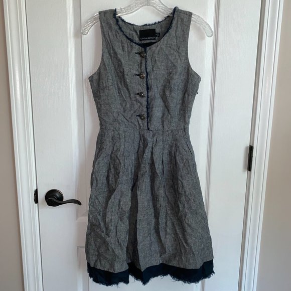 Cynthia Rowley Dresses & Skirts - Cynthia Rowley 4 Linen sundress dressy EUC Beautiful! pockets!